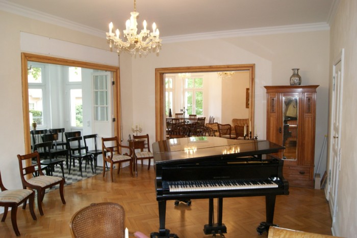 ...der Salon vor dem Konzert